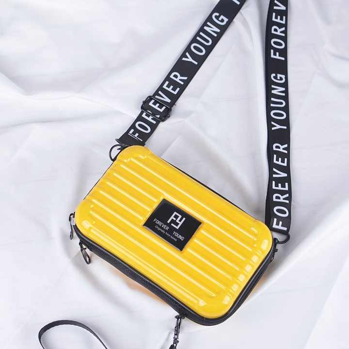 Women's Female Hard Shell Plastic Single Shoulder Bag