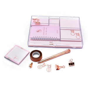 مجموعة مشابك ودبابيس أدوات مكتبية - Stationery Clips and Staples Set