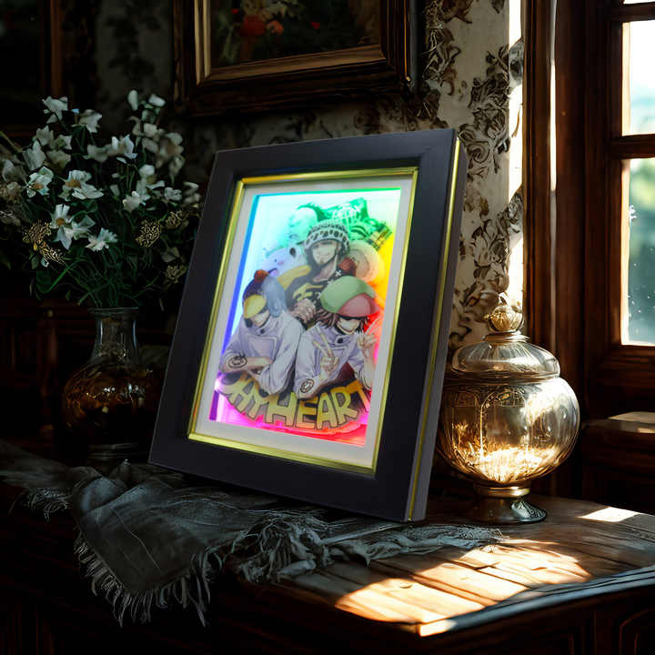 Wooden Paper Sculpture Lamps