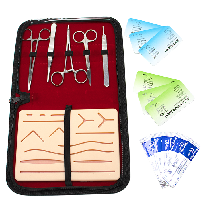 Manufacturer's Suture Kit for Medical Students.