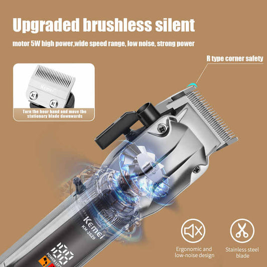 Cordless electric hair clipper