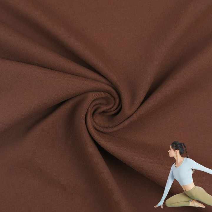 Recycled ribbed fabric made from spandex rib