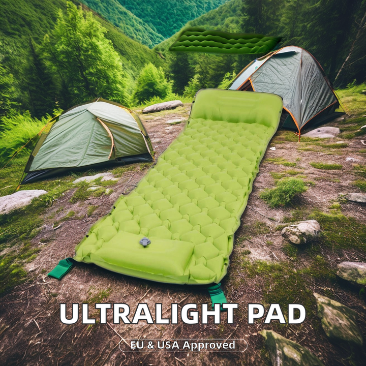 مرتبة نوم خفيفة الوزن وقابلة للطي . Lightweight, foldable sleeping mattress