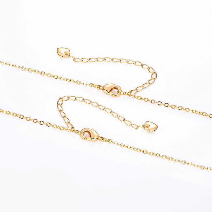 Plated circular necklace