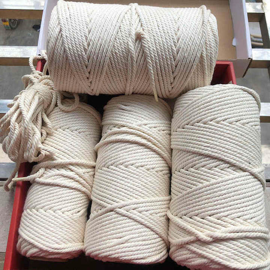 حبل مكرمية قطني معروض للبيع بسعر خاص ,Cotton macrame rope for sale at a special price