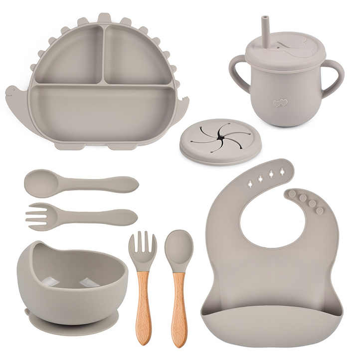 Dinosaur Silicone Baby Feeding Supplies for Toddlers