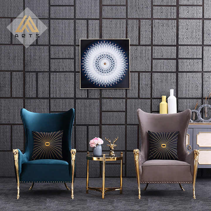 Luxury single sofa from Chinese factory