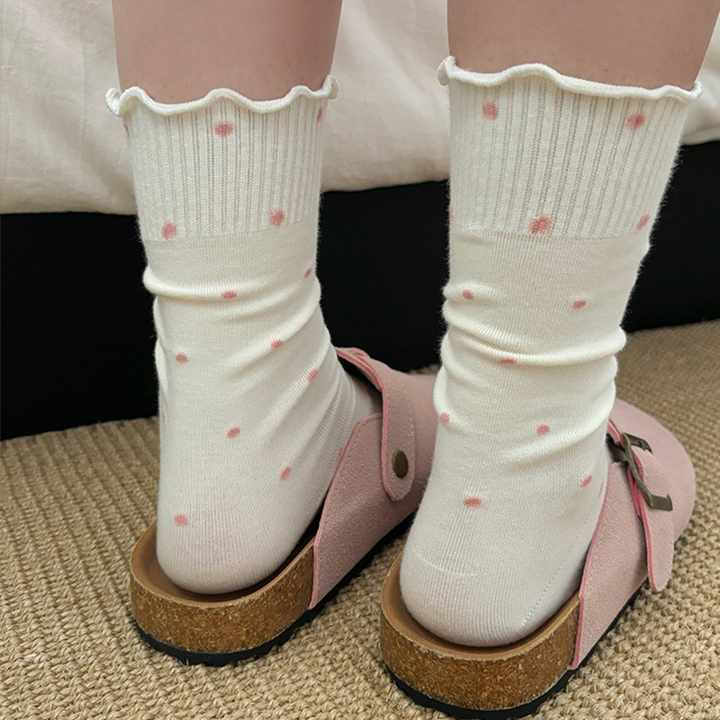 Dots Womens Crew Socks