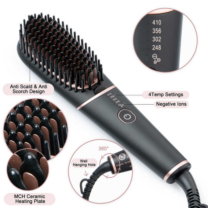 hair straightening brush