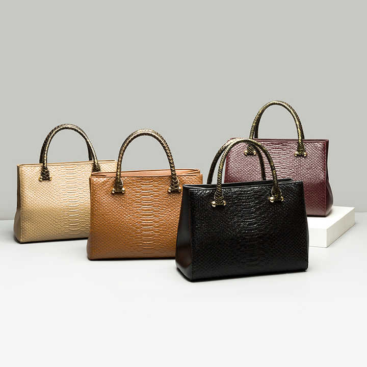 3 Pieces Large Handbag Set Lady Design Design for Women