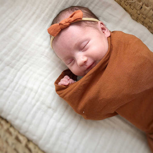 Newborns Photo Prop and Photography - Stretchy Bamboo Sleeping Bag for Babies