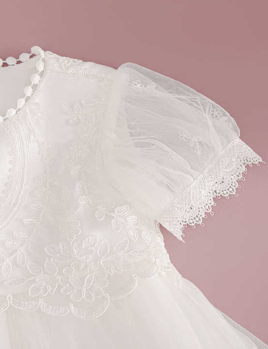 Little Girls Baptism Dresses Lace Special Occasion Dress