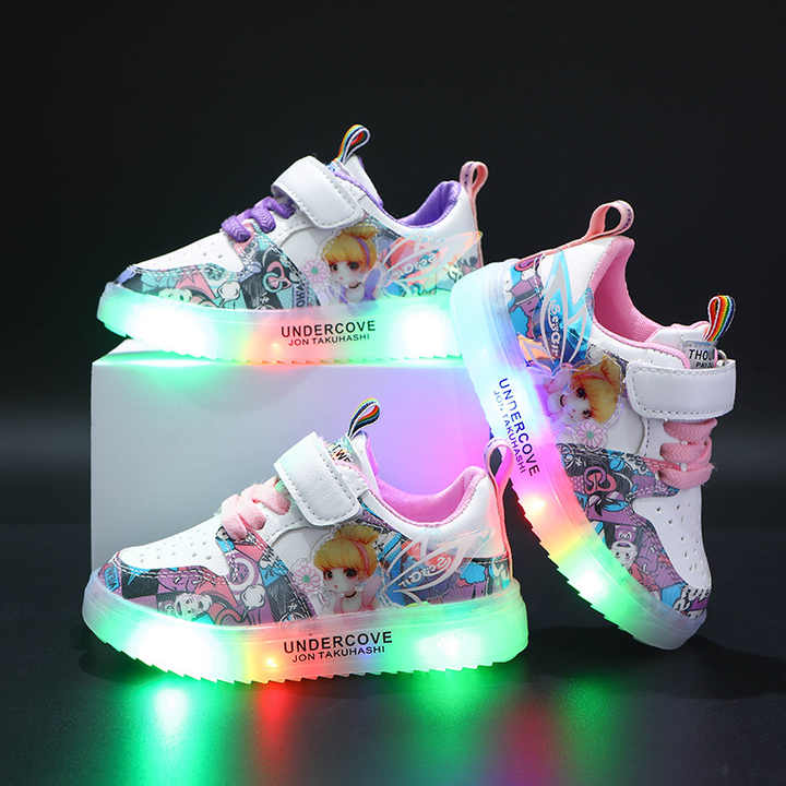 Princess shoes with lights