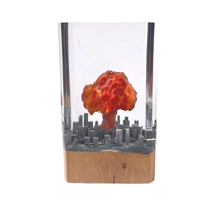 nuclear bomb explosion lamp