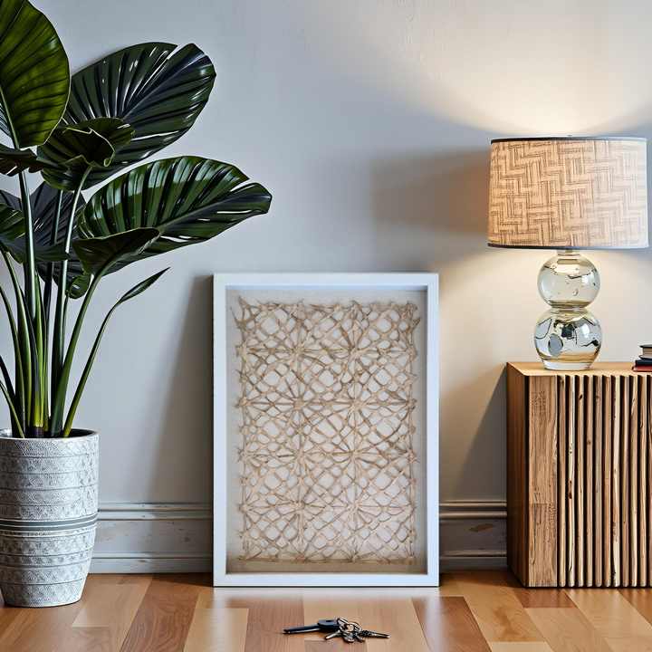 لوحة فنية جدارية بخطوط تجريدية . Abstract Lines Wall Art