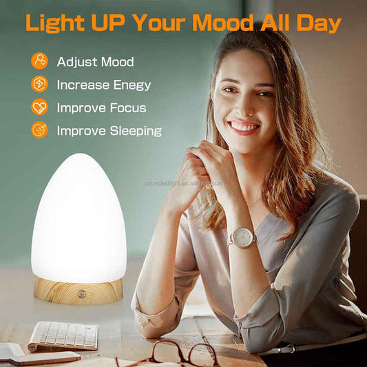 Lux light therapy lamp