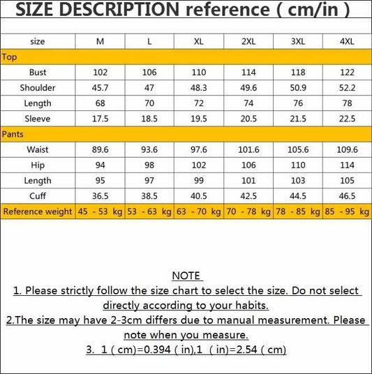 طقم رياضي ترفيهي رجالي مقاسات