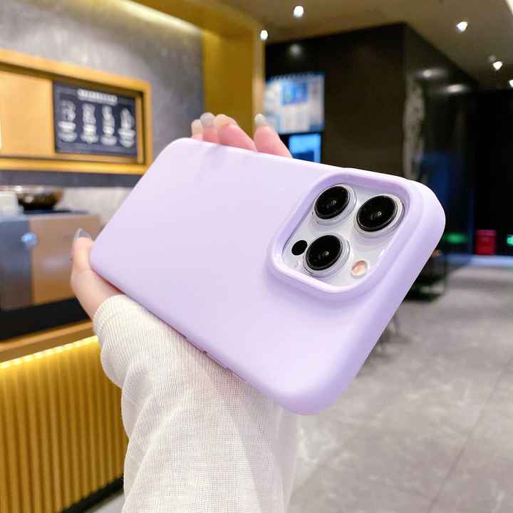 Food Grade Injection Candy Cute Color Liquid Silicone Case for iPhone X 11 12 13 14 15 16 Pro Max