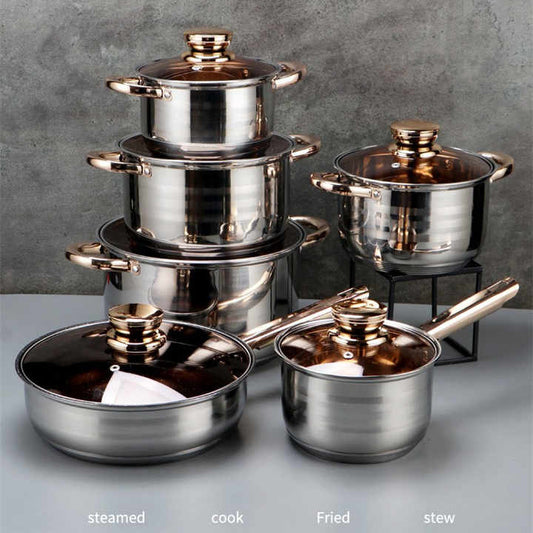 Pots and pans cooking sets