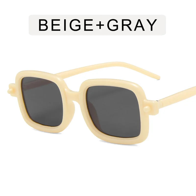 Sunglasses Thick Frame -نظارات شمسية مربعة عتيقة
