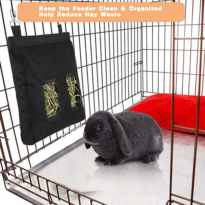 Rabbit Hay Feeder Bag Guinea Pig Hay-حقيبة تغذية قش