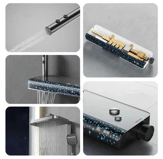 مجموعة دش مطري-Rain shower set