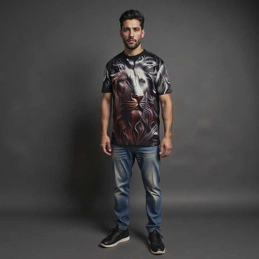 تيشيرت رجالي ثلاثي الأبعاد
