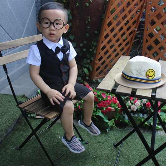 New Summer Boys Clothing Sets Children Formal Wear.