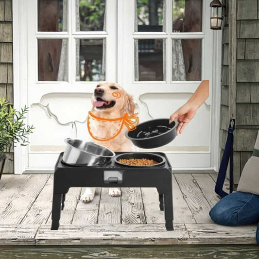 Toya Smart Round Wooden Bowls for Cats and Dogs. - Bowls and Feeders