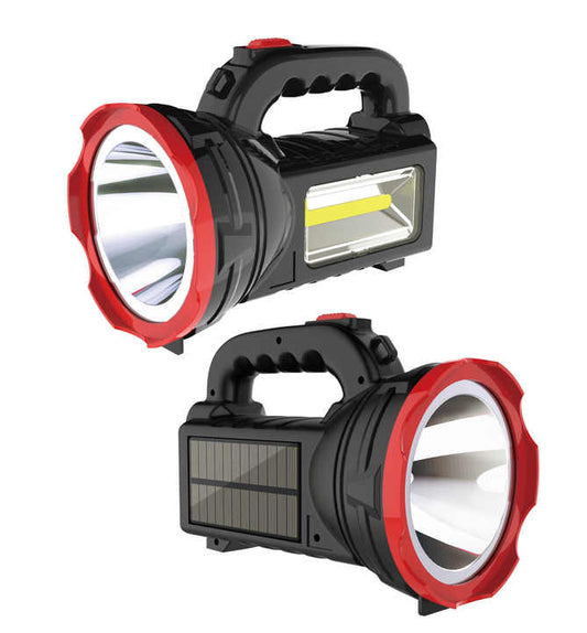 Rechargeable, portable, super bright, lead-acid battery powered LED.