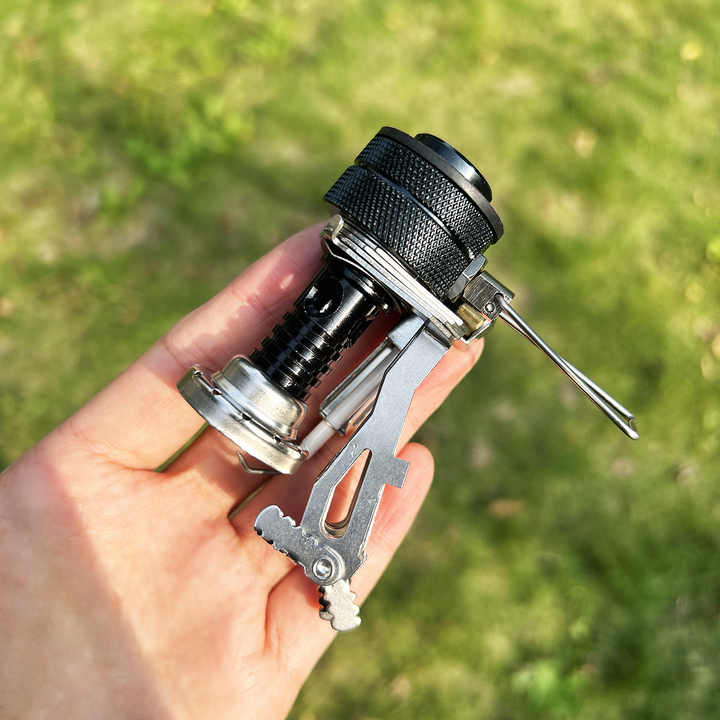 Portable Stainless Steel Camping Burner, Small