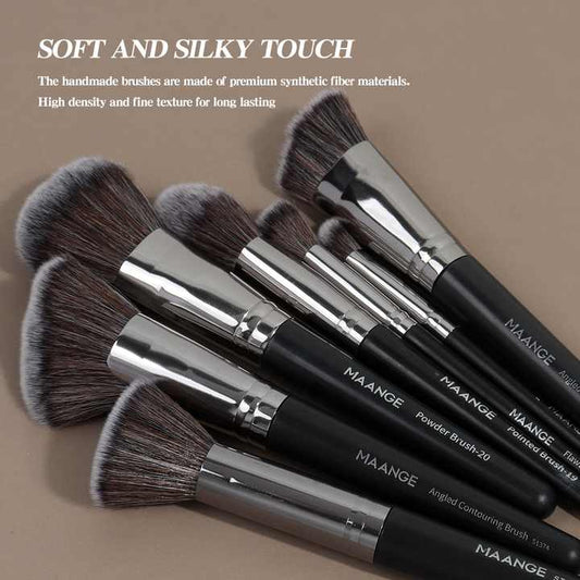High Quality 25 Pcs Fan Brushes with Concealer Face Brush Professional Makeup Brush Set from Mange, High Quality,