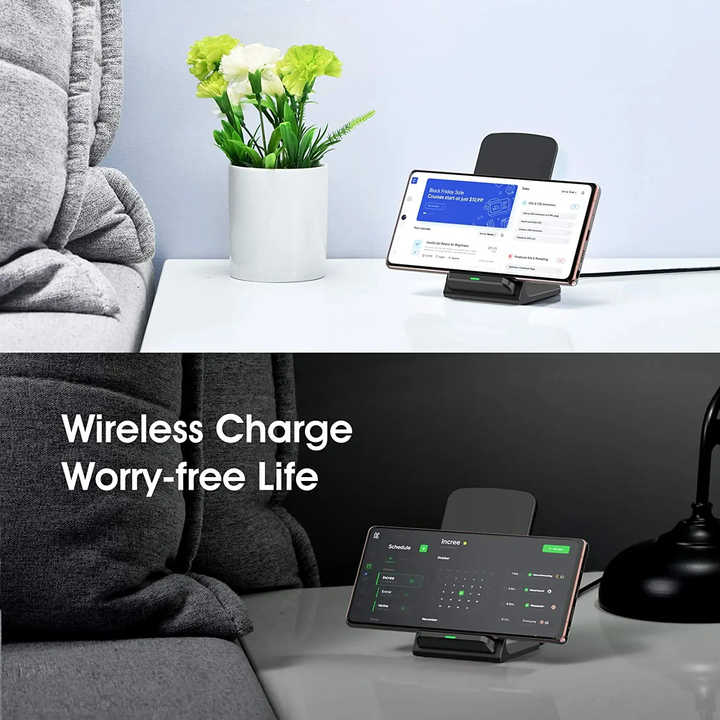 Cheap 15W Wireless Charger Stand Desktop Charger Stand.