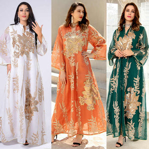 Embroidered Moroccan Caftan -قفطان مغربي مطرز