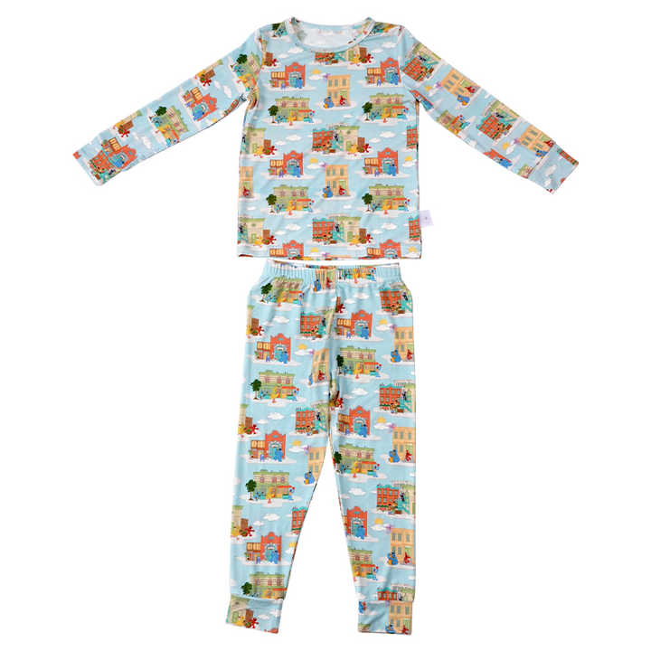 Long-sleeved children's pajamas