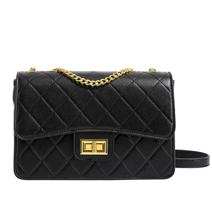 Elegant women's shoulder bag made of genuine leather