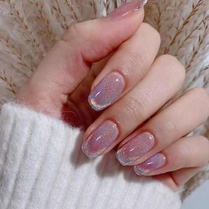 French Style Romantic- Acrylic Nails