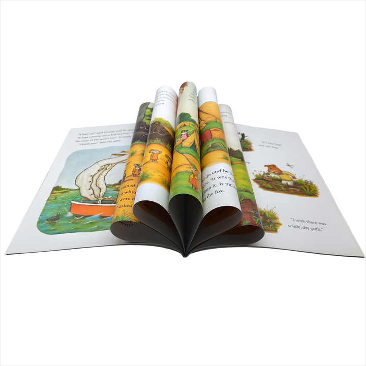 كتب تعليمية للأطفال ملونة بالكامل بحجم