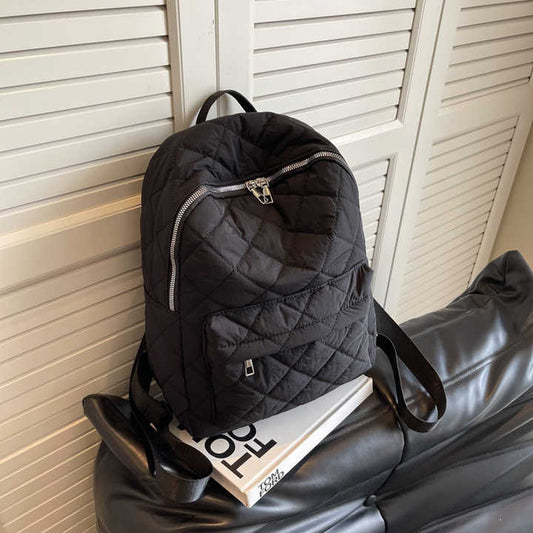 حقيبة ظهر نسائية نايلون كاجوال عصرية جديدة