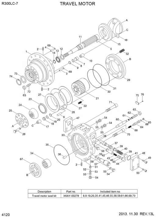 excavator transmission