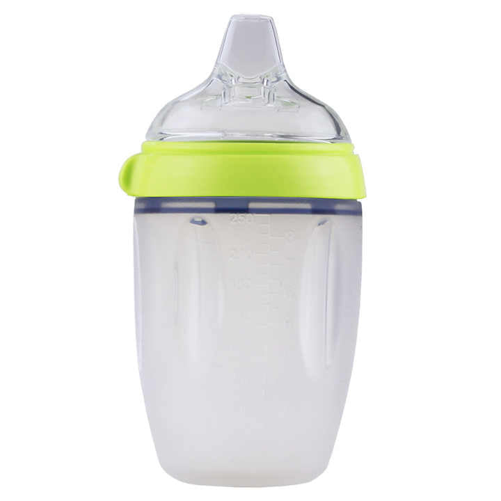 Baby Feeding Supplies Silicone Sipper Bottle for Baby.