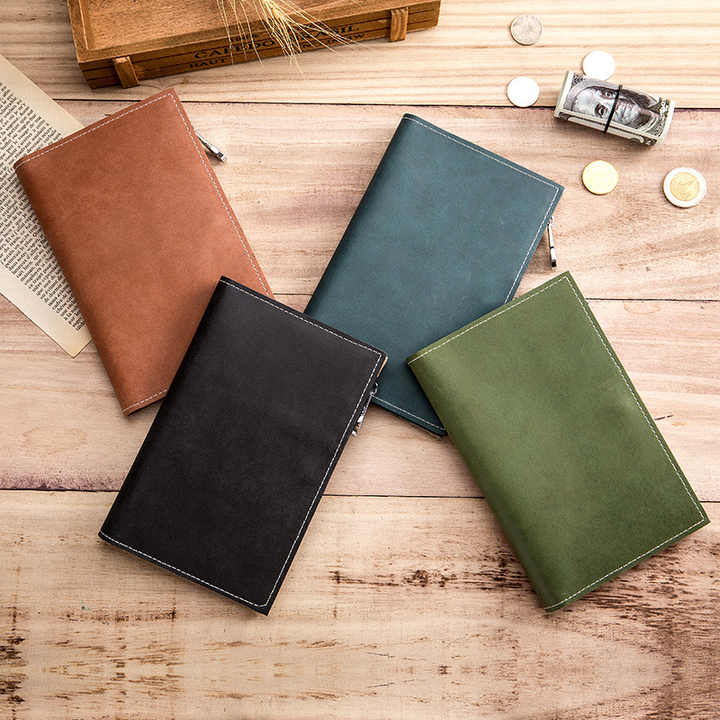 Fashion Leather Belt Passport Cover RFID Blocking.