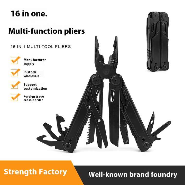 17-in-1 Multi-Tool Pocket Knife for Camping and Outdoor