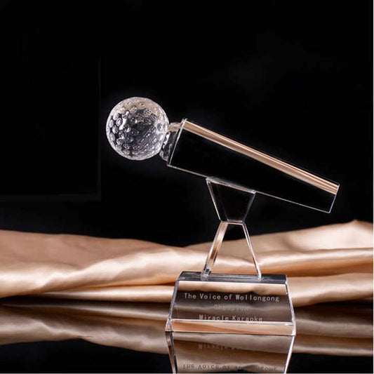 China Crystal Microphone Clear Crystal