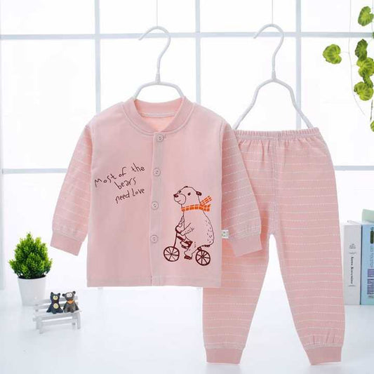 بيجامات قطنيه للجنسين كم طويل