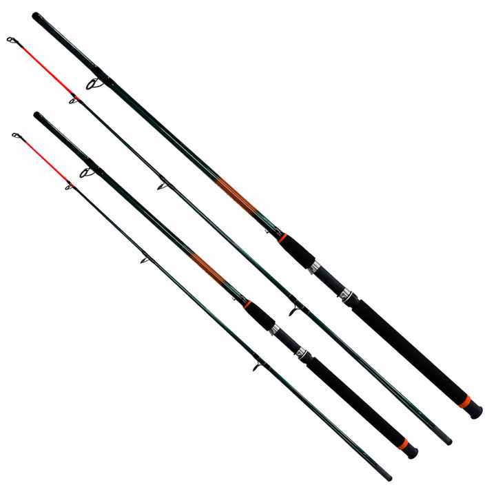 HONOREAL 2.1m Two Section Fishing Rod Solid Fiber Glass Boat Rod صنارة صيد من HONOREAL بطول 2.1 متر، مصنوعة من الألياف الزجاجية الصلبة، مصنوعة من قسمين