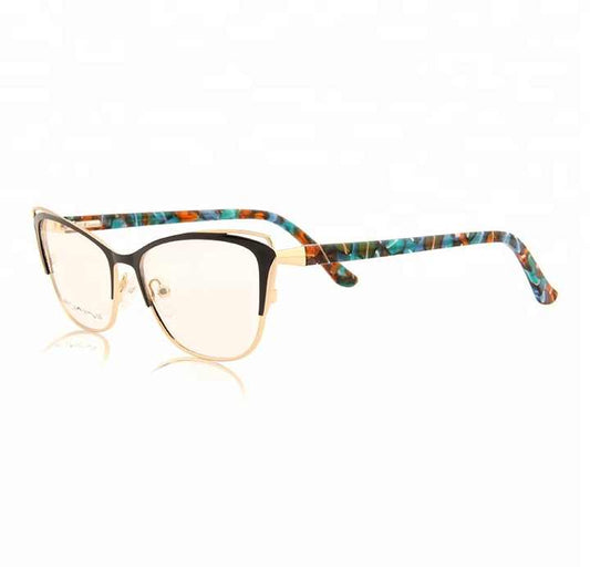 Colorful Women Metal-Eye Glasses