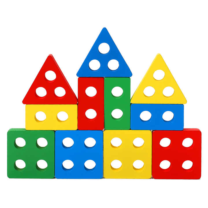 مجموعة ألعاب خشبية للجنسين من مونتيسوري Montessori Wooden Toys for Kids Early Childhood
