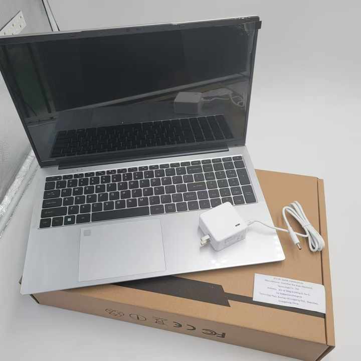 New laptop with screen