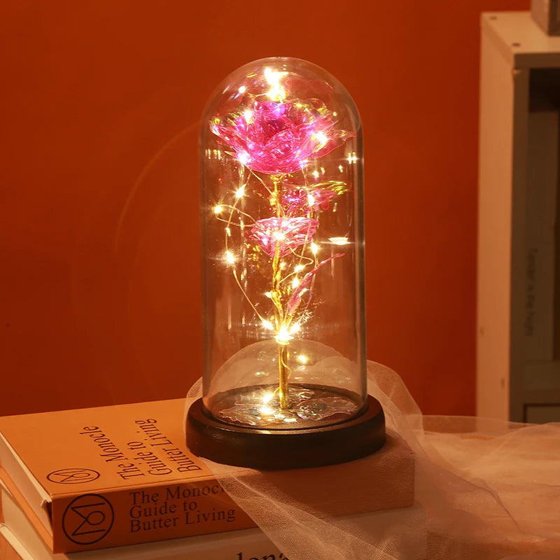 Valentines Gift LED Gold Foil Light